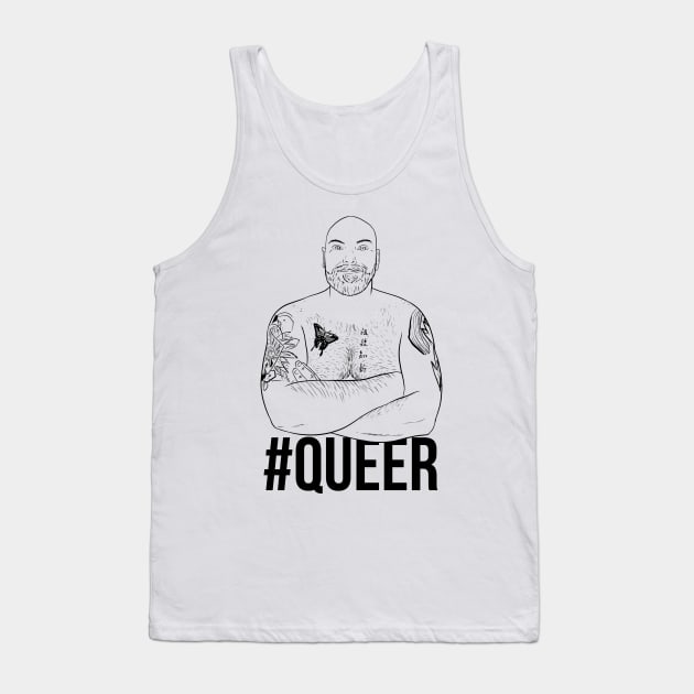 Hashtag BOYZ - QUEER Paul Tank Top by RobskiArt